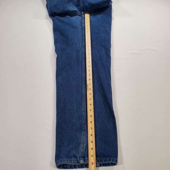 Lee Jeans Mens 40x32 Heavy Blue Denim Relaxed Fit Straight Leg Casual Classic - Picture 13 of 15